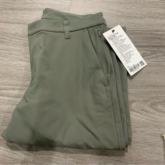lululemon athletica Pants - Lululemon Commission Pant Lcassic Green Grey Sage 30x32 NWT